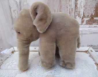 vintage Hermann or Steiff elephant