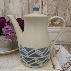 cafetera vintage, loza