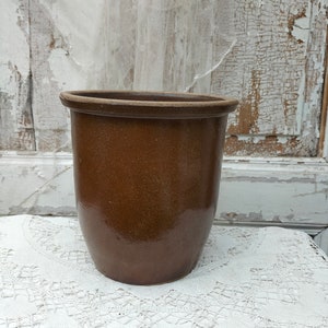 antique stoneware pot