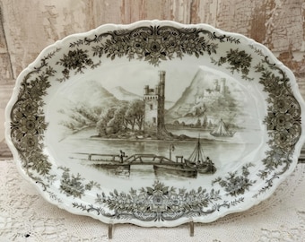 Serving platter Seltmann Weiden Baroque, Rheingau