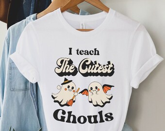 I Teach The Cutest Pumpkins t-shirt, Halloween Teacher Tee