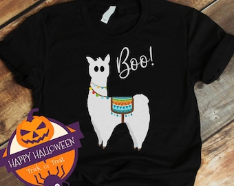 Llama halloween unisex shirt, llama shirt, funny llama shirt, llama gift, llama t-shirt, halloween shirt, halloween