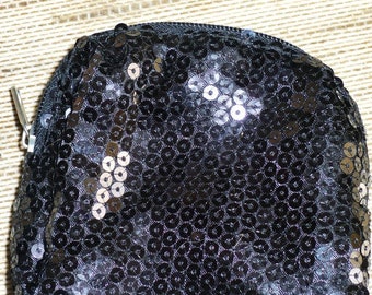 Grand-mère petit portefeuille ou sac à main avec paillettes