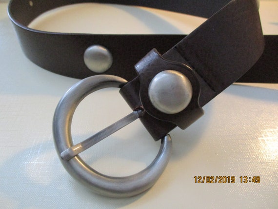 Señora cinturón con tachuelas señora cinturón blanco Weiss tachuelas cinturón 2,9 cm de ancho 