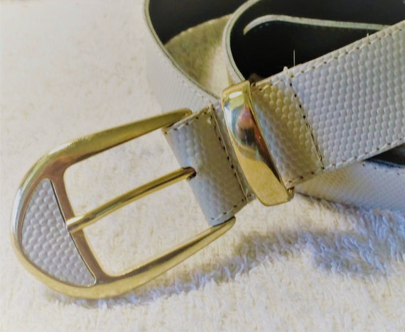 Various vintage belts, leather belts, Gr 48, Gr 9… - image 2
