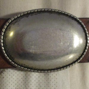 2 vintage belts 7 or 3.8 cm wide, 68 +3 cm or 85 +- 3, beautiful buckle, waist belt light brown/brown, reptile embossed or smooth