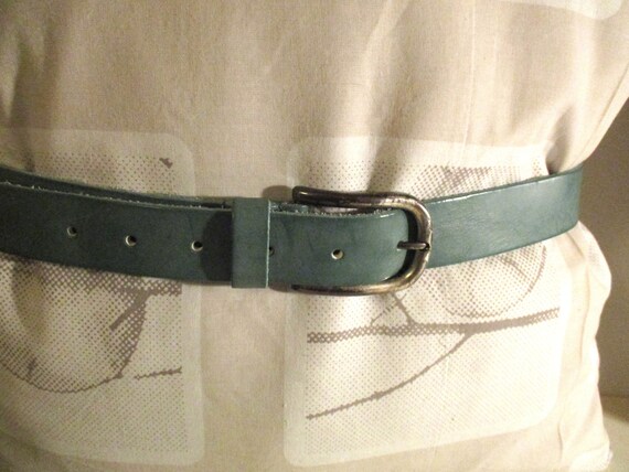 Various vintage belts, leather belts, Gr 48, Gr 9… - image 4