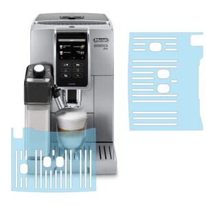 Protective film for fully automatic coffee machines DeLonghi Dinamica 380.85/ 380.95/ 382.70/ 370.95/ 370.95/ 376.95/ 353.75/356.57/ 356.77/ 352.57/ 350.55/ 350.75