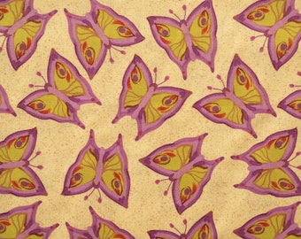 Fabric butterflies by Free Spirit