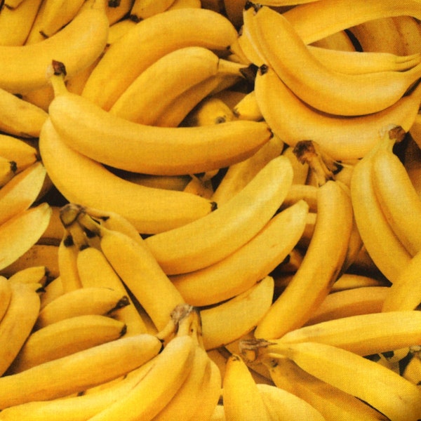 Stoff Bananen