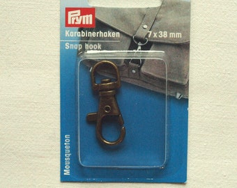 Karabinerhaken klein messing