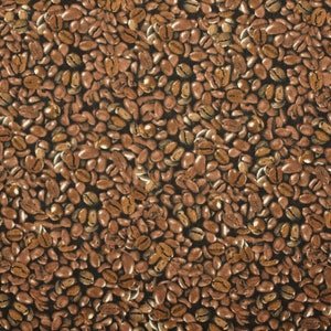 Stoff Kaffeebohnen