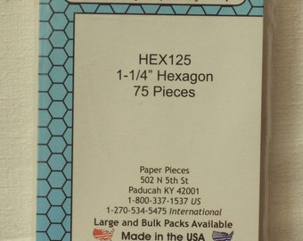 Paper Pieces Hexagon 1 1/4 inch