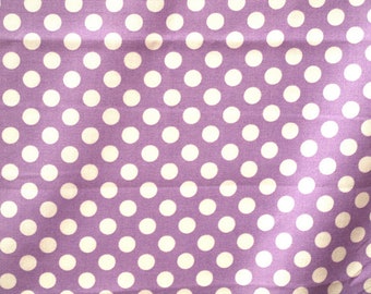 Fabric dots purple