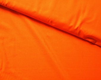 Stoff einfarbig orange