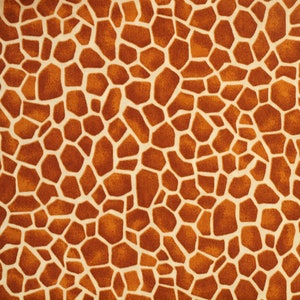 Fabric giraffe pattern