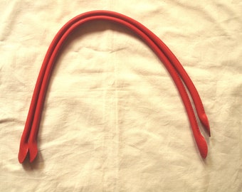 Asa de bolso 70 cm cuero genuino rojo