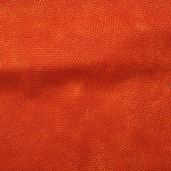 Stoff Sechsecke orangerot 0,2m
