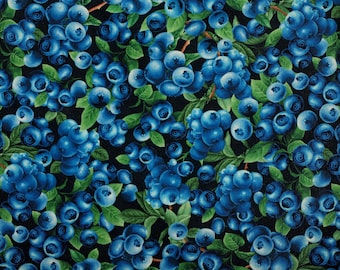 fabric blueberries