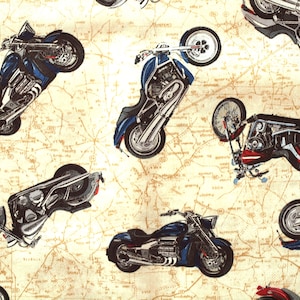 Stoffen motorfiets op beige
