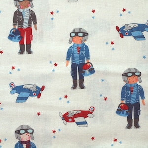 Fabric pilot and airplane