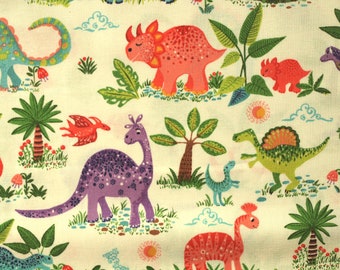 Stoff bunte Dinos