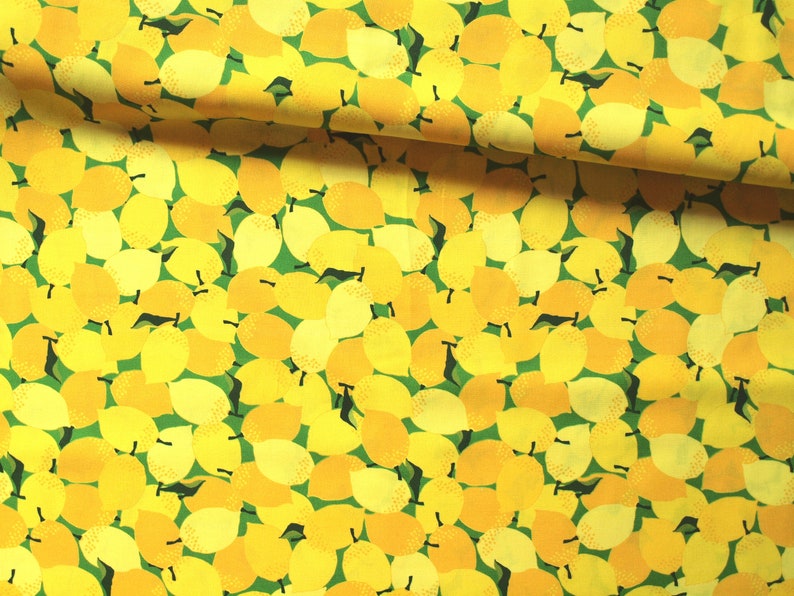 Fabric lots of lemons 0.4 m image 4
