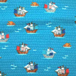 Stoff Piratenschiffe