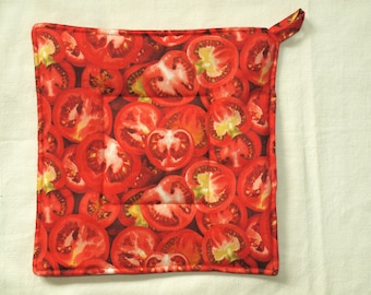 Potholder tomato slices