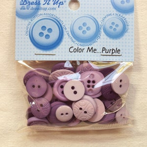 Buttons Blend Purple Lilac