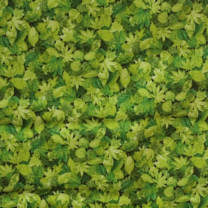 Fabric leaves green