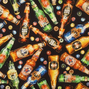 bouteilles de bière en tissu