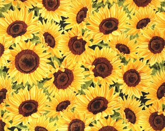 Stoff Sonnenblume 0,35m
