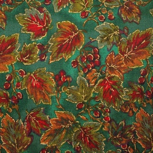 fabric autumn leaves