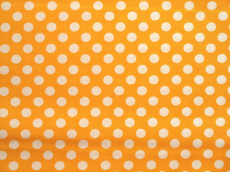 Fabric dots sunny yellow image 1