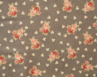 Fabric small pink roses