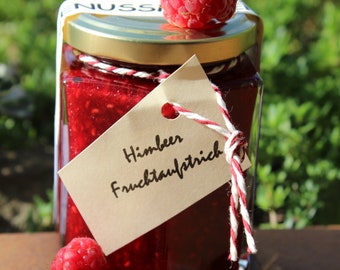 Confiture de framboises