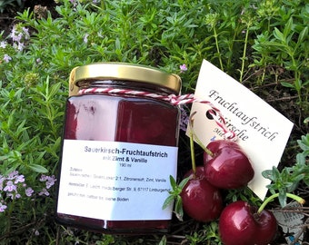 Sauerkirsch Fruchtaufstrich