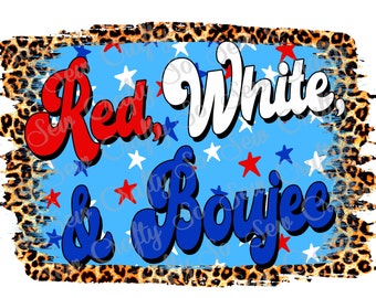 PNG Vermelho, Branco e Boujee | 4 de julho PNG | Estrelas chita leopardo vermelho branco PNG