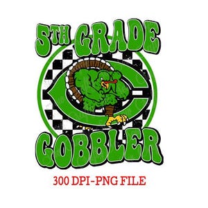 Image rétro de Gobbler de 5e année, png Cuero Gobbler, png d'esprit d'école, peut être modifié pour n'importe quelle école dans n'importe quelle couleur !