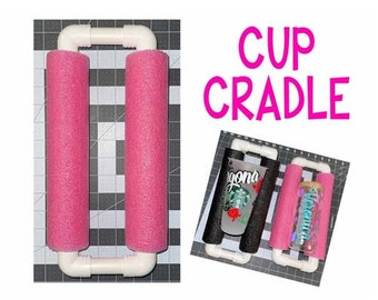 Cup Cradle, Cup Holder, Flat Tumbler Holder, Tumbler Holder, Tumbler Cradle