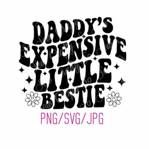パパの高価な小さな親友 レトロ PNG、パパの女の子のデザイン、パパの高価な小さな親友 png jpg svg