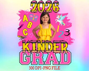 CUSTOM Pre-K Grad PNG, Pre-K Graduate Design, 2026 Pre-K Grad PNG, Custom Photo Pre-K Grad Design
