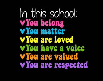 In This School You Belong PNG, Teacher PNG, School design
