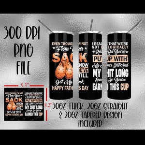 Vaderdag Tumbler PNG, stiefvader stiefvader grappig Tumbler ontwerp, 20oz recht & taps toelopend inbegrepen samen met 30oz dikke omslag