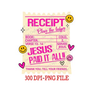 Recibo de Jesús (PNG), Jesús lo pagó todo (PNG), Diseño de Jesús, Diseño religioso