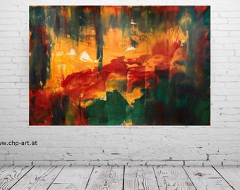 Large Acrylic Painting XXL Modern CHP1801 Hand Painted Image Art Abstract 160 x 110 cm unframed rolled delivered