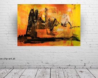 Large Acrylic Painting XXL Modern CHP1747 Hand Painted Image Art Abstract 160 x 110 cm unframed rolled delivered