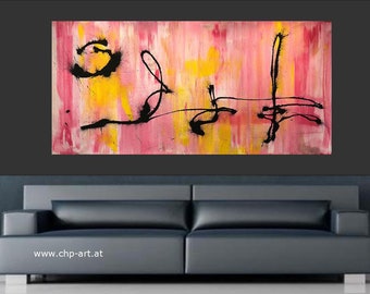 Large Acrylic Painting XXL Modern CHP1332 Hand Painted Image Art Abstract 200 x 100 cm unframed rolled delivered