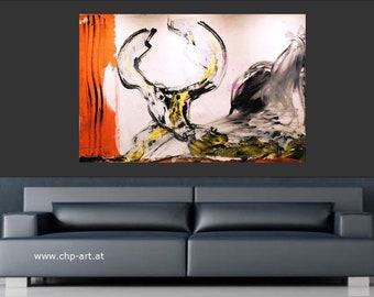 Large Acrylic Painting XXL Modern CHP1602 Hand Painted Image Art Abstract 160 x 110 cm unframed rolled delivered